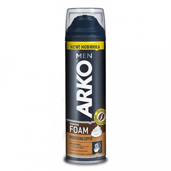 arko men tıraş köpüğü energizing coffee 200 ml